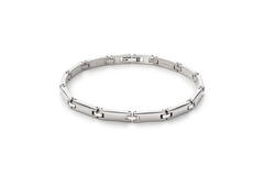 03067-01 Boccia schakelarmband titanium 21cm