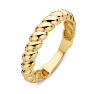 RE107737 Excellent Geelgouden torsring maat 56