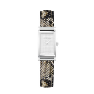 BRAC17048A53 Herbelin Antarés leren band slangenprint