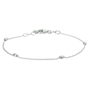 13.27008 KA Zilveren Armband bolletjes 17cm +2cm