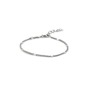 13.33549 KA Zilveren armband gourmet platte stukjes 19cm