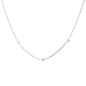 13.29099 KA Zilveren collier sterren 41-45cm*