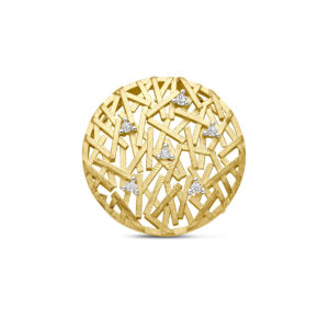 40.31196 KA Geelgouden hanger 0.075 H-SI diamant