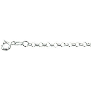 10.02205 KA Zilveren collier jasseron 45cm