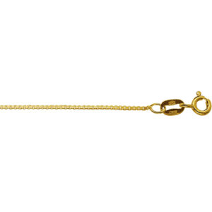 40.03905 KA Geelgouden collier venetiaan 50cm 0,8mm