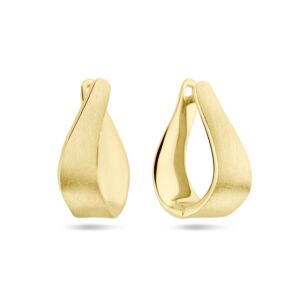 40.28920 KA Geelgouden klapoorringen poly/mat