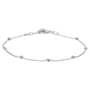 13.27011 KA Zilveren armband bolletjes 17+2 cm