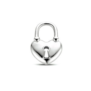 13.34114 KA Zilveren hanger Hangslot hart*