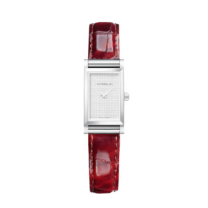 BRAC17048A110 Herbelin Antarés leren band rood lak