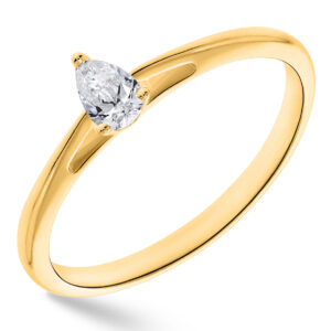 GGA3125 Pas Geelgouden ring diamant 0.21 H/SI Maat 17,5