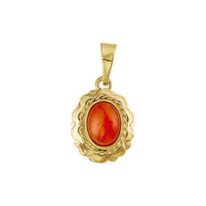 40.05912 KA Geelgouden hanger koraal