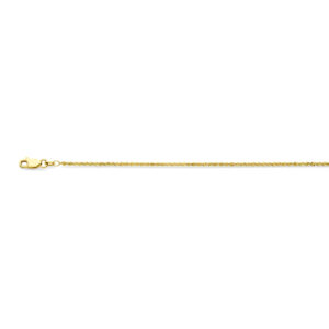 40.30976 KA Geelgouden armband koord massief 18cm