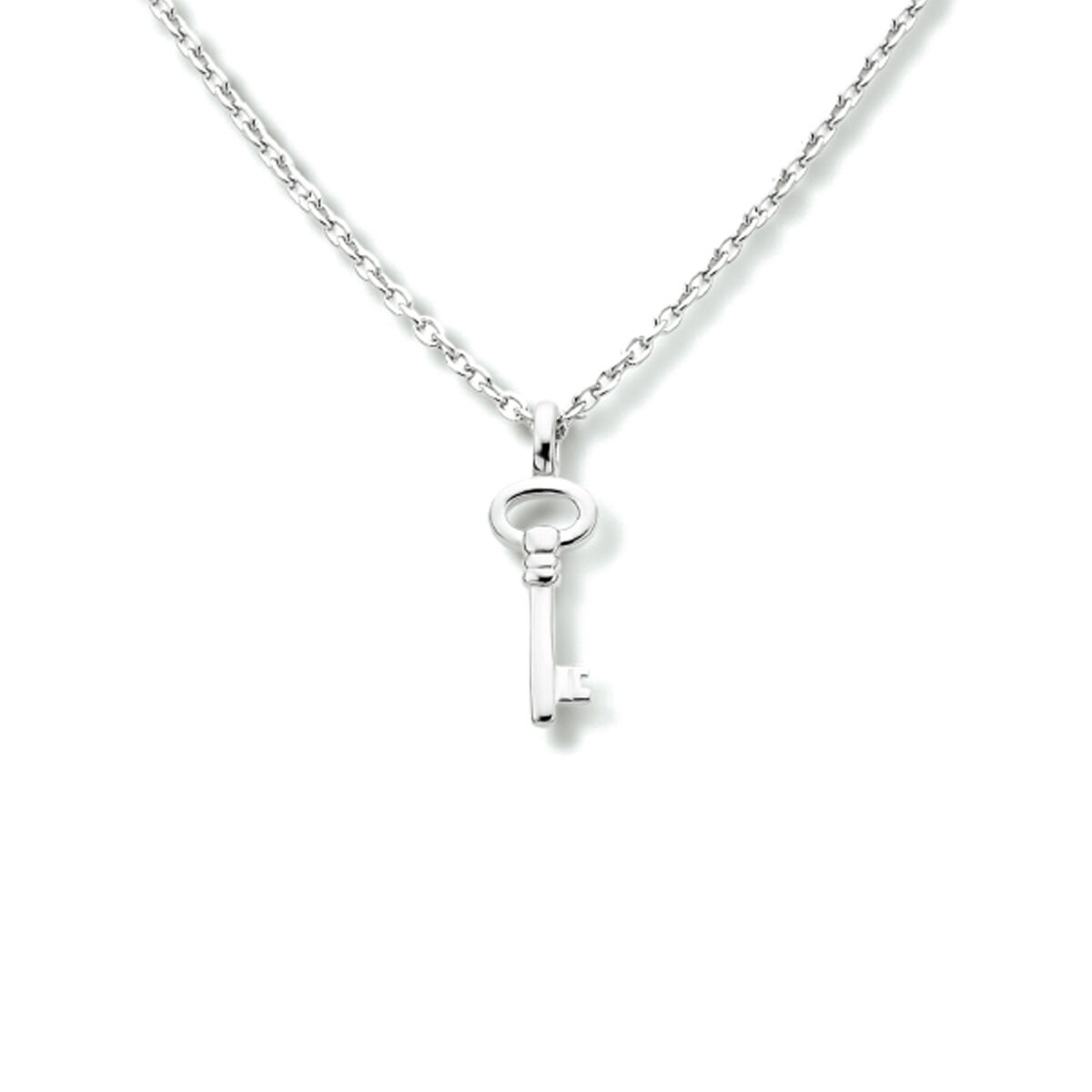 13.34090 KA Zilveren collier sleutel 41-45 cm*