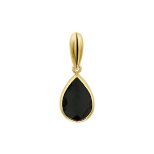 40.22346 KA Geelgouden hanger met onyx