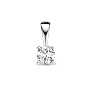 41.05729 KA Witgouden hanger diamant 0,15 H-SI