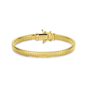 40.34519 KA Geelgouden armband Tubogas 18,5cm 6mm