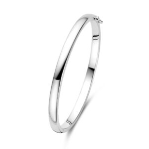 13.23915 KA Zilveren bangle bolle buis 60x5mm