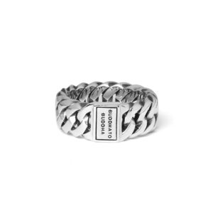 541 18 - Buddha to Buddha Chain Small Ring Zilver