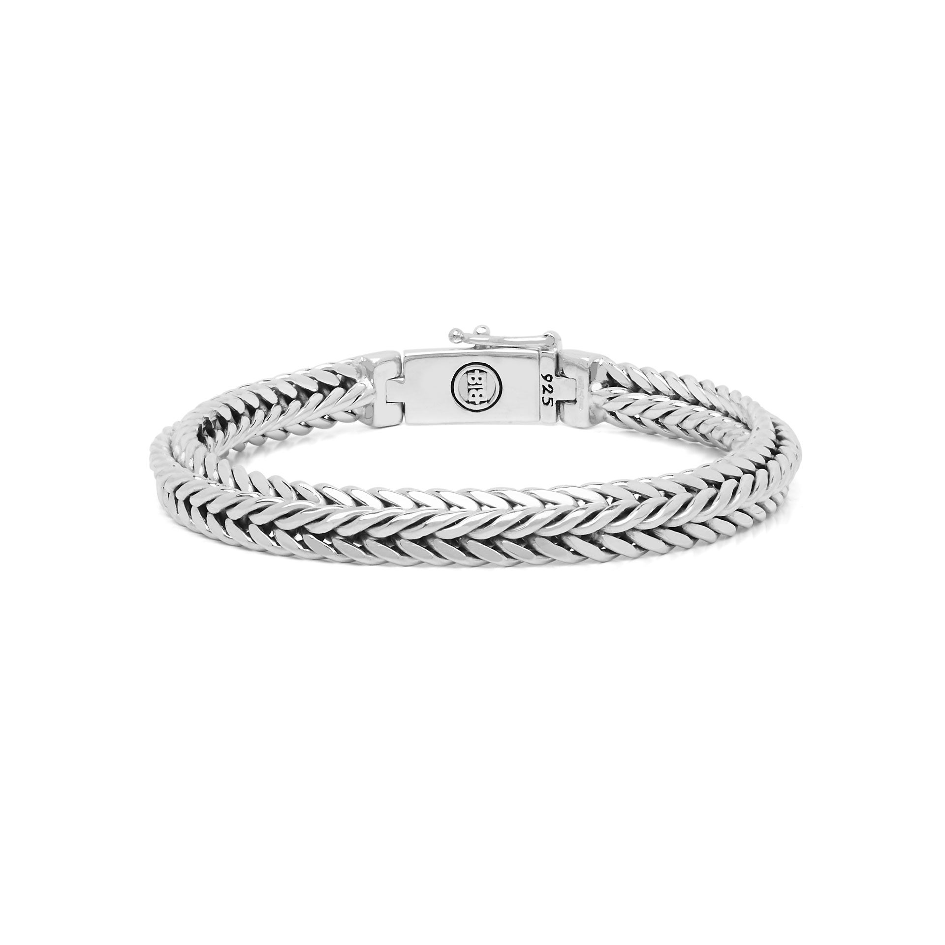 J065 C-Buddha to Buddha armband Nurul XS zilver - Afbeelding 2