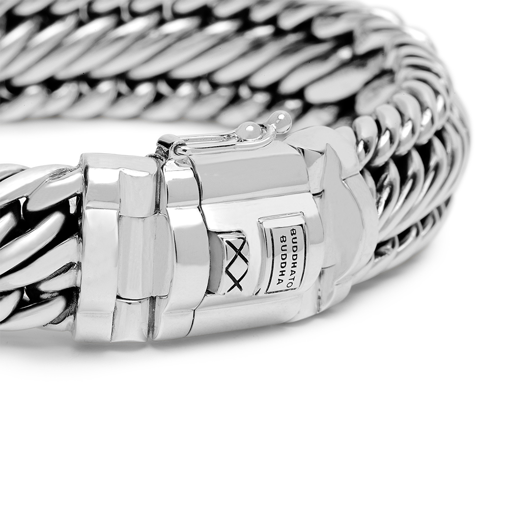 262 F - Buddha to Buddha armband Edwin/ben zilver - Afbeelding 3