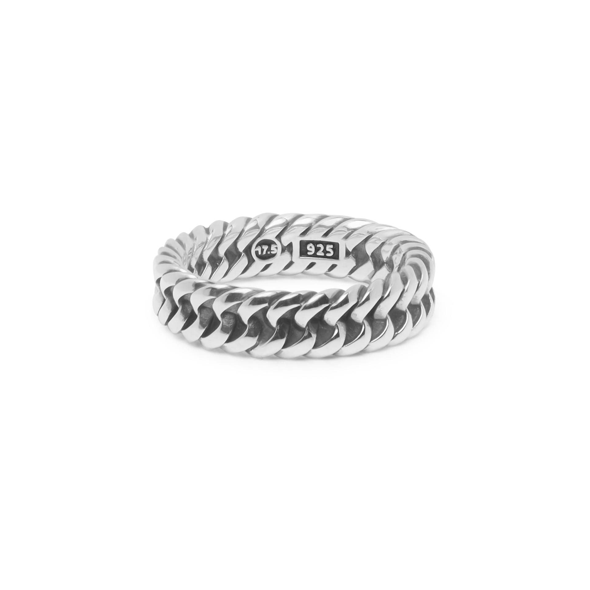614 18 - Buddha to Buddha Chain xs ring zilver - Afbeelding 3