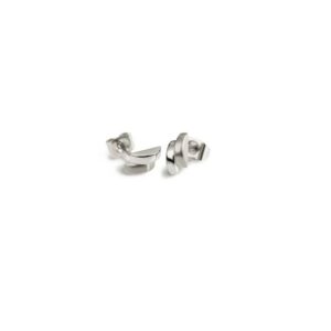 0552-01 Boccia oorknoppen titanium poly/mat