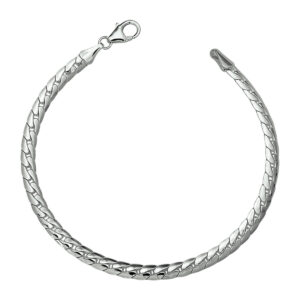 10.02410 KA Zilveren armband Gourmette bol 19cm 4.5mm