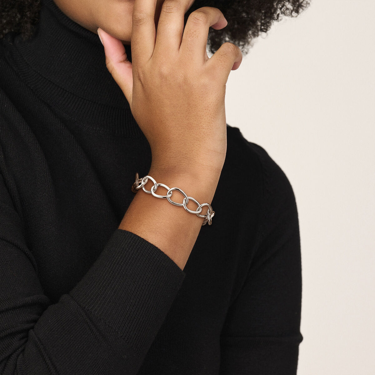 13.40011 KA Zilveren armband open schakel 19cm - Afbeelding 2