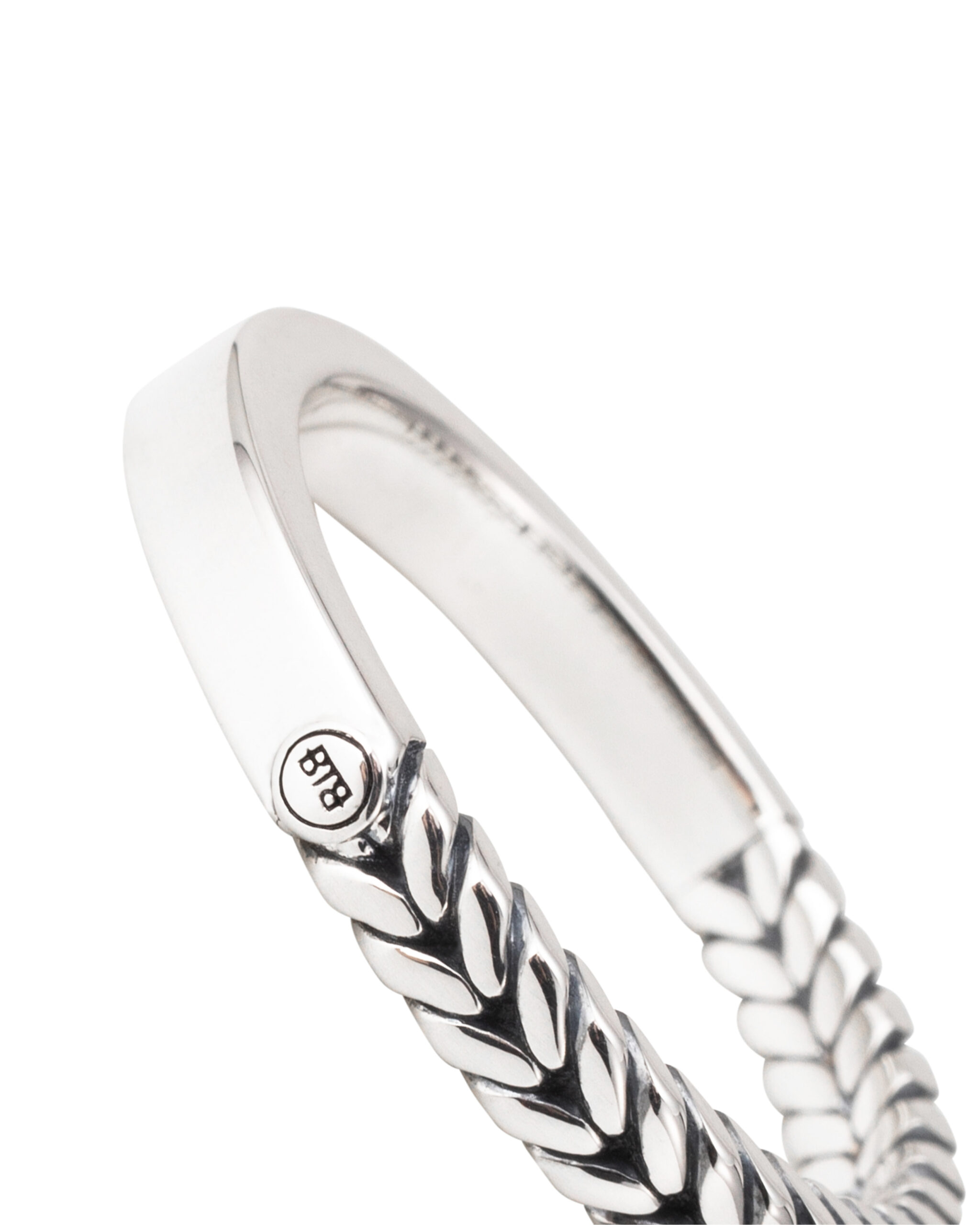 330 16 - Buddha to Buddha Barbara mini dual ring zilver - Afbeelding 2