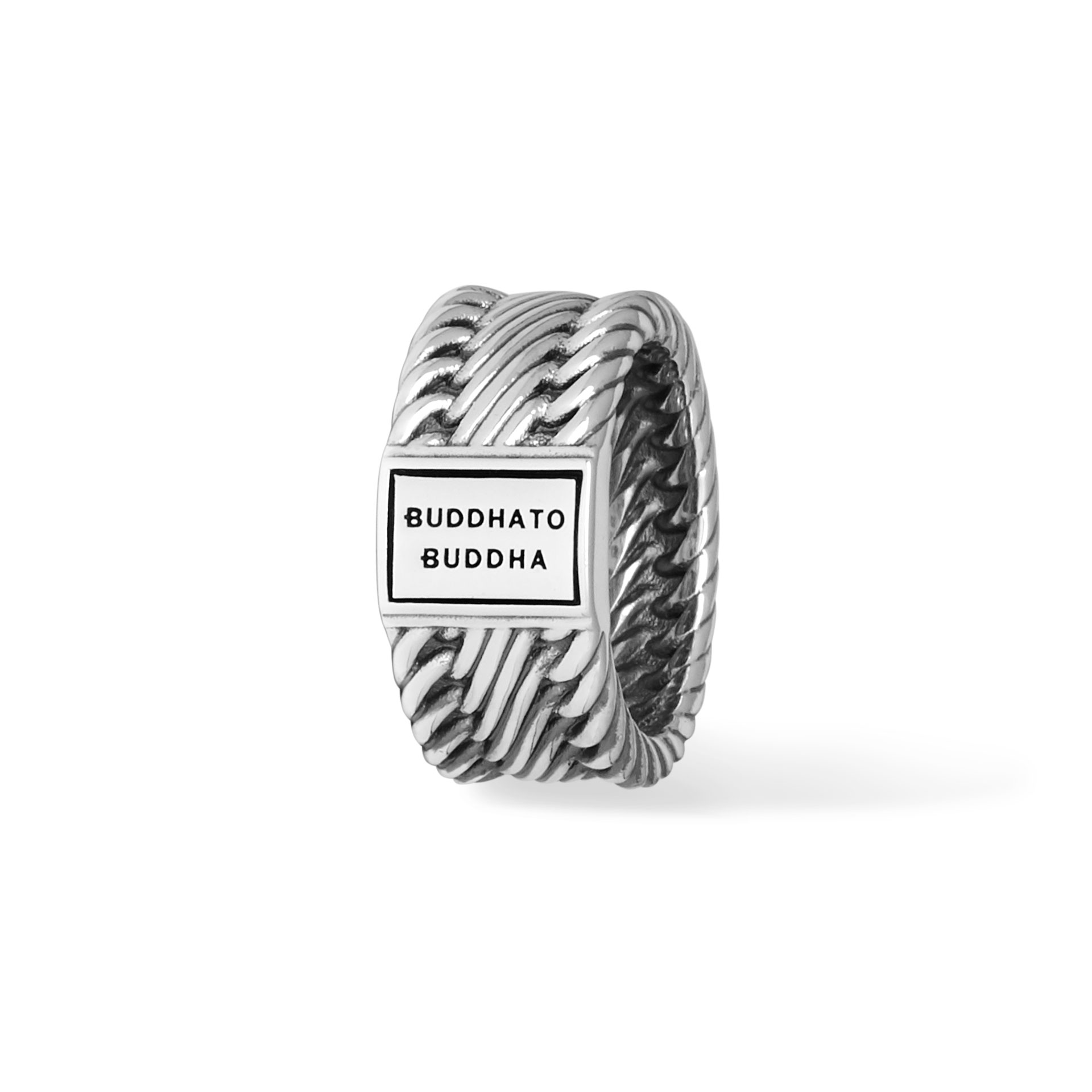 812 16 - Buddha to Buddha Edwin Small Ring Zilver - Afbeelding 2