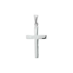 13.23297 KA zilveren hanger kruis gerhodineerd