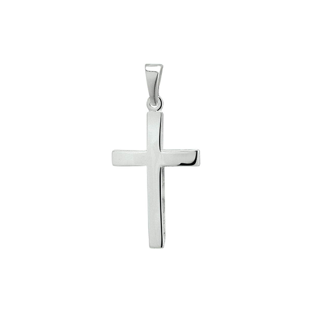 13.23297 KA zilveren hanger kruis gerhodineerd
