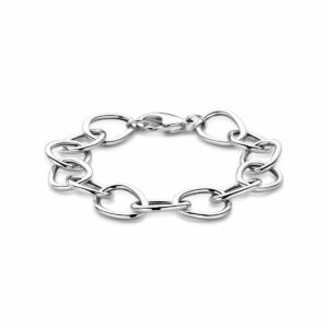 13.40011 KA Zilveren armband open schakel 19cm