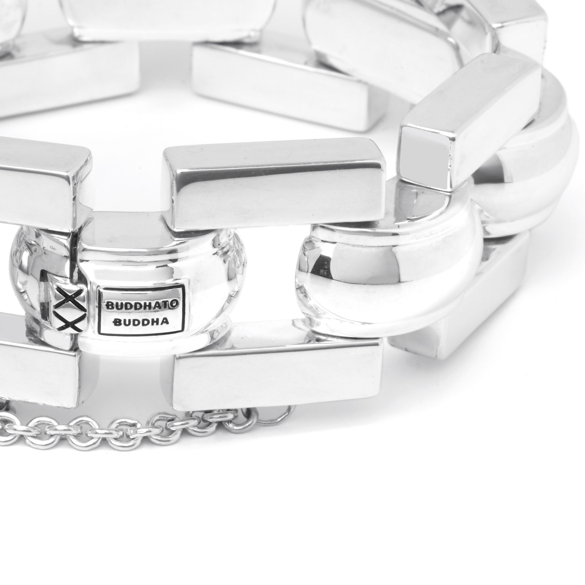 040 E - Buddha to Buddha The Batul armband zilver - Afbeelding 3