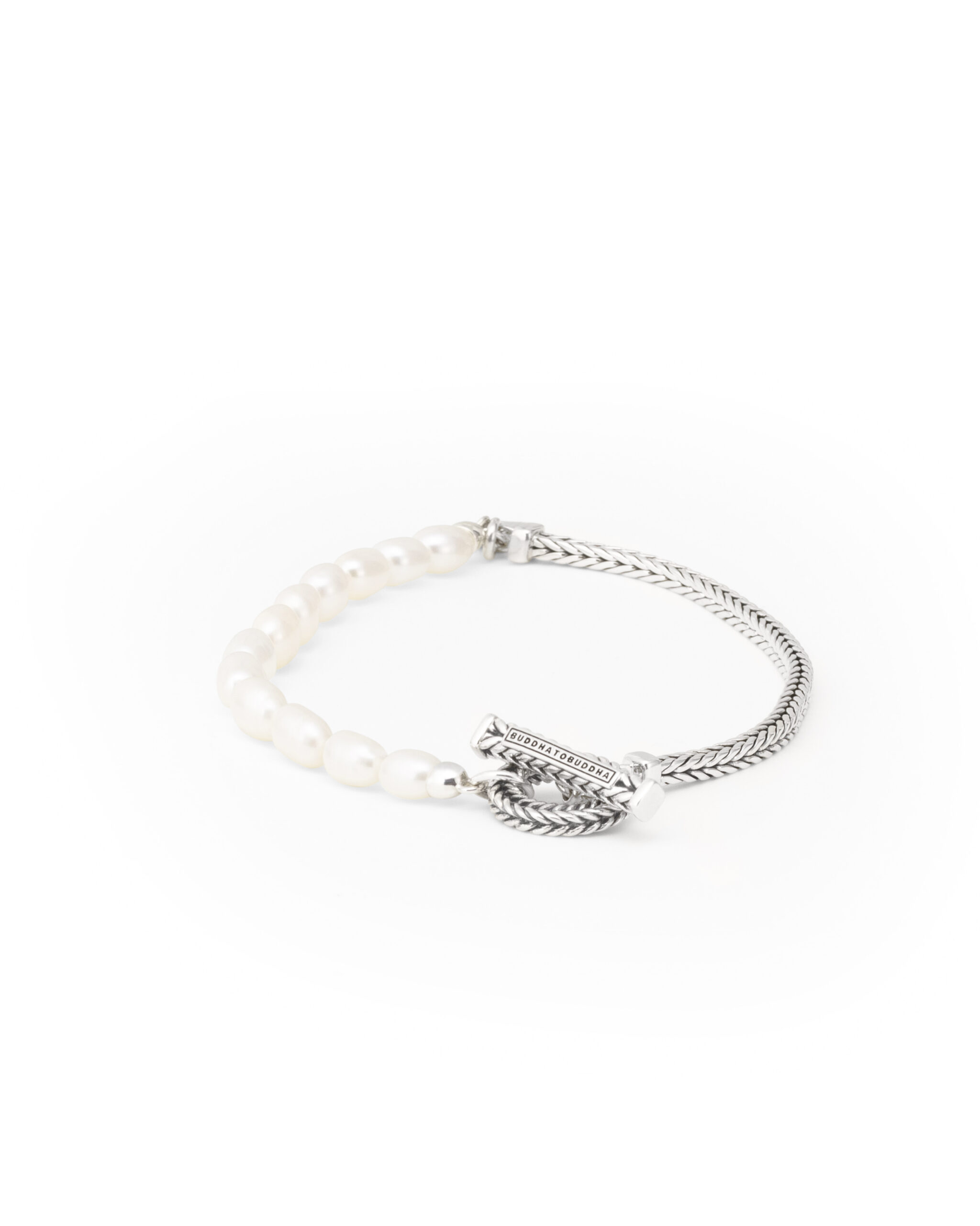 139 E+ Buddha to Buddha Barbara Pearl Bracelet Silver