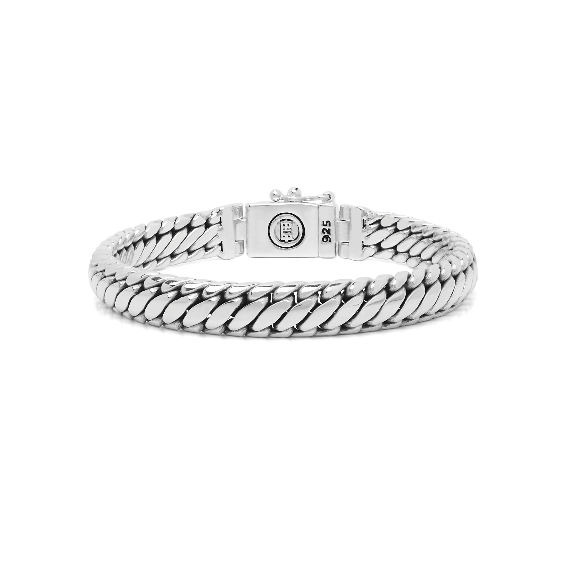 J070 E - Buddha to Buddha armband Ben XS zilver - Afbeelding 2
