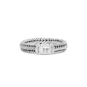 262 E - Buddha to Buddha armband Edwin/ben zilver