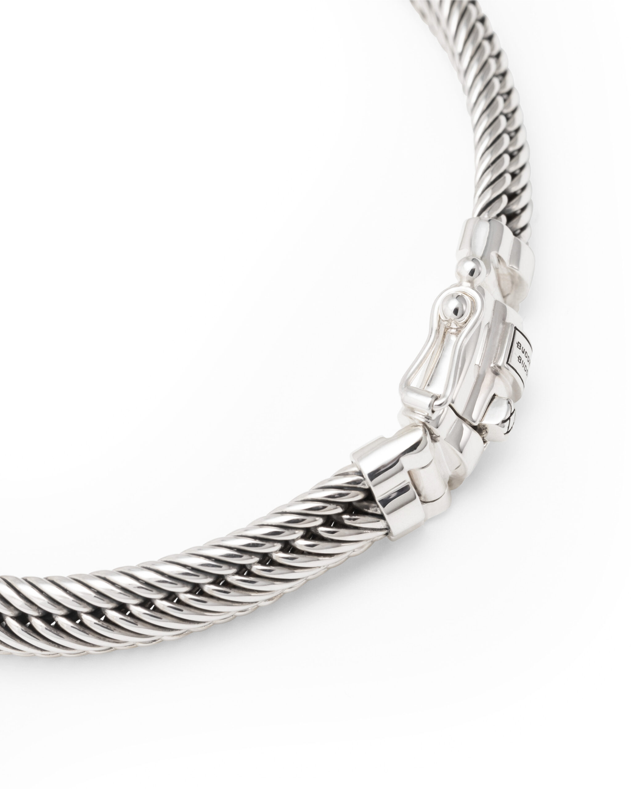 J263 F - Buddha to Buddha armband Edwin mini zilver - Afbeelding 2